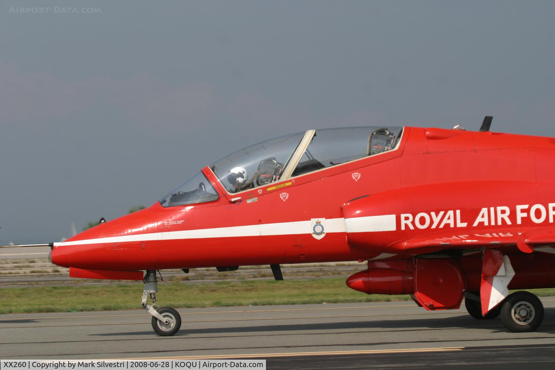 XX260, 1978 Hawker Siddeley Hawk T.1A C/N 096/312096, Quonset Point, RI 2008