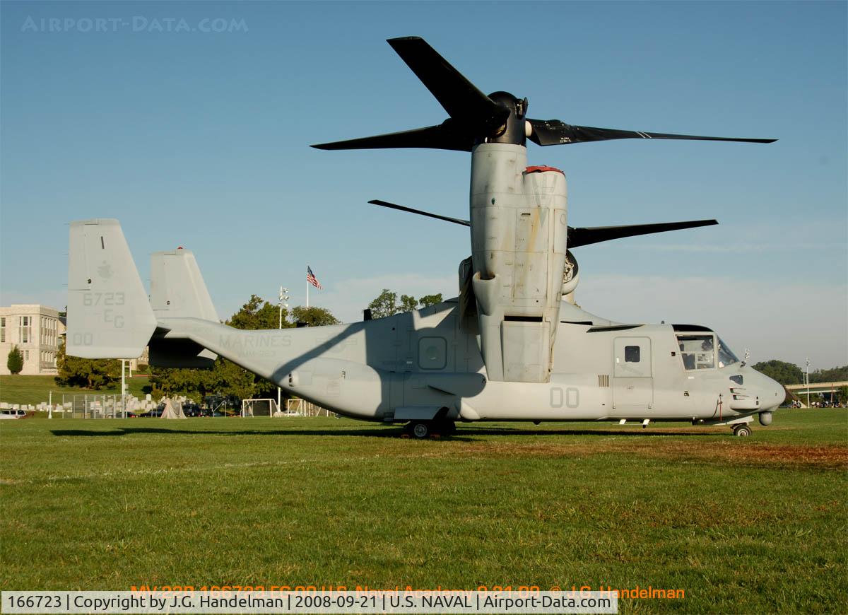 166723, Bell-Boeing MV-22B Osprey C/N D0092, Ready for engine start