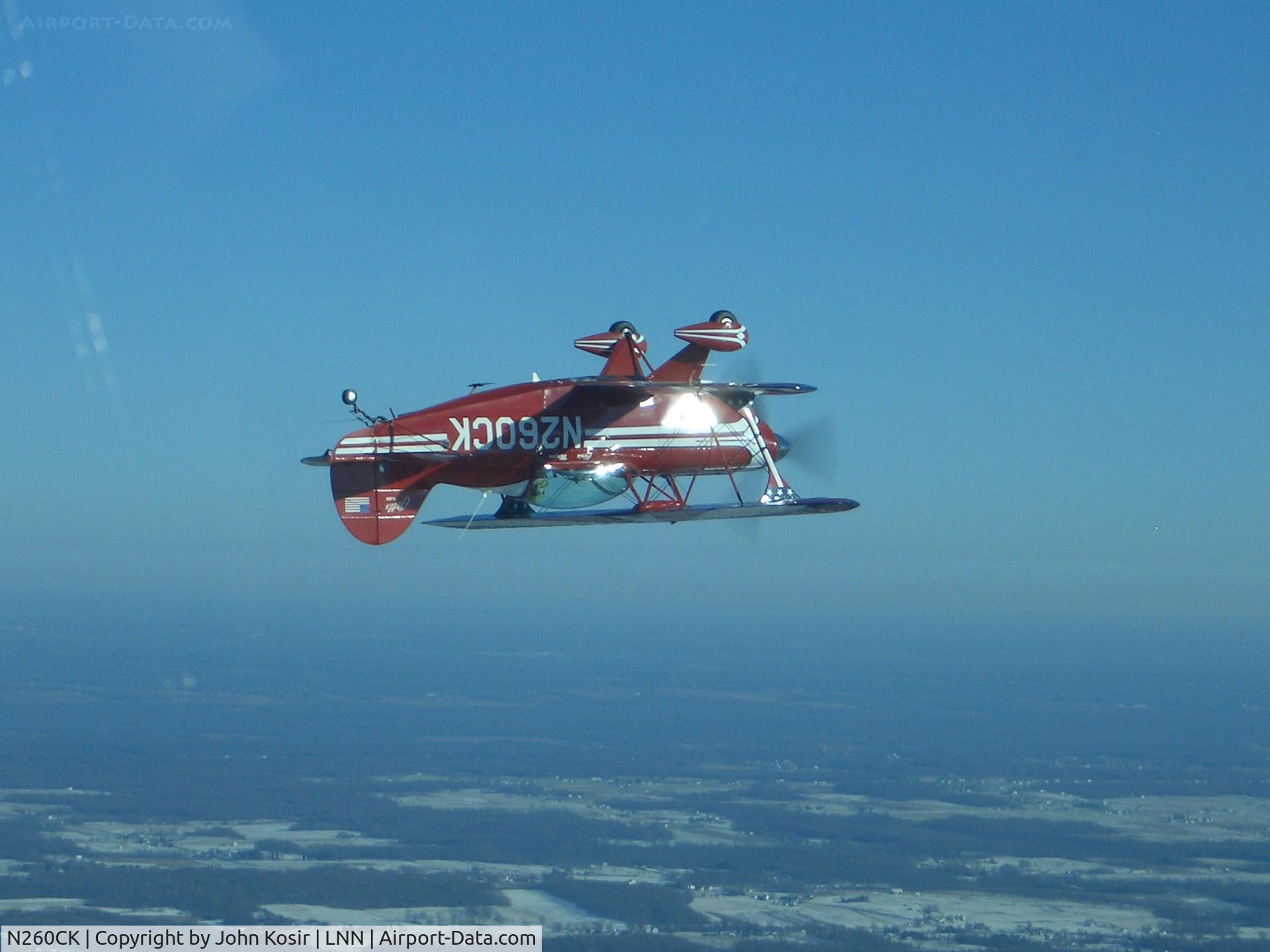 N260CK, 1991 Aviat Pitts S-2B Special C/N 5225, East of Cleveland, Ohio