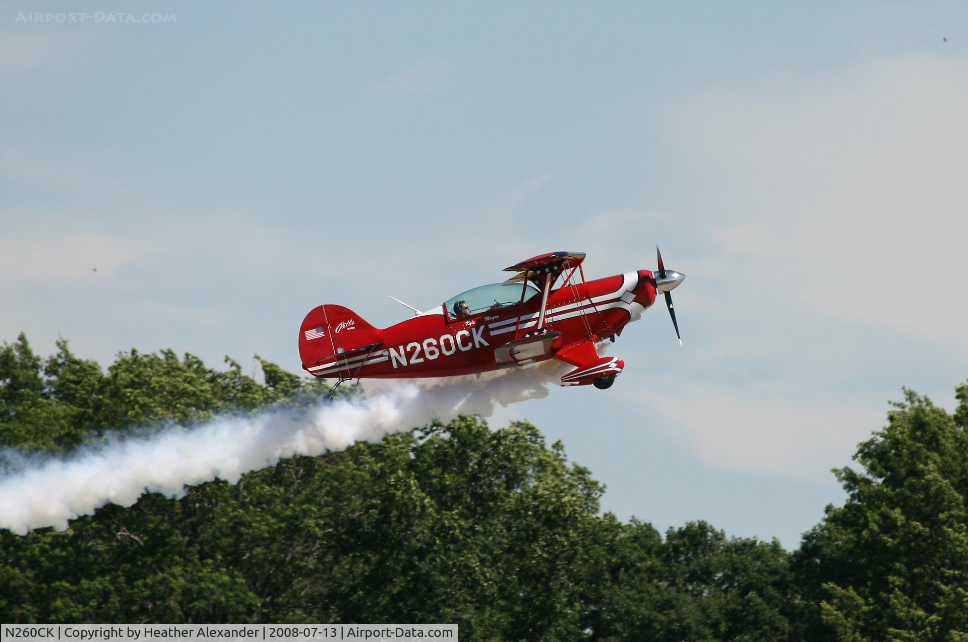 N260CK, 1991 Aviat Pitts S-2B Special C/N 5225, Lost Nation Airshow