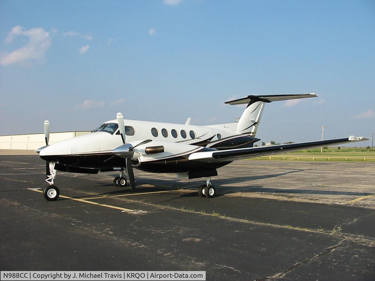 N988CC, 1979 Beech 200 C/N BB490, Nice KingAir at El Reno