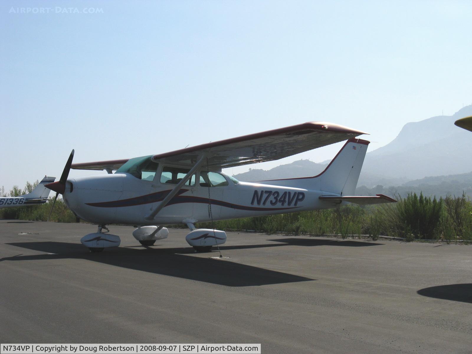 N734VP, 1977 Cessna 172N C/N 17269151, 1977 Cessna 172N, Lycoming O-320-H2AD 160 Hp
