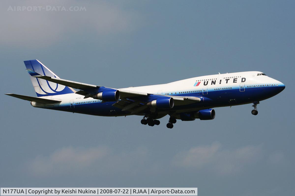 N177UA, 1990 Boeing 747-422 C/N 24384,  