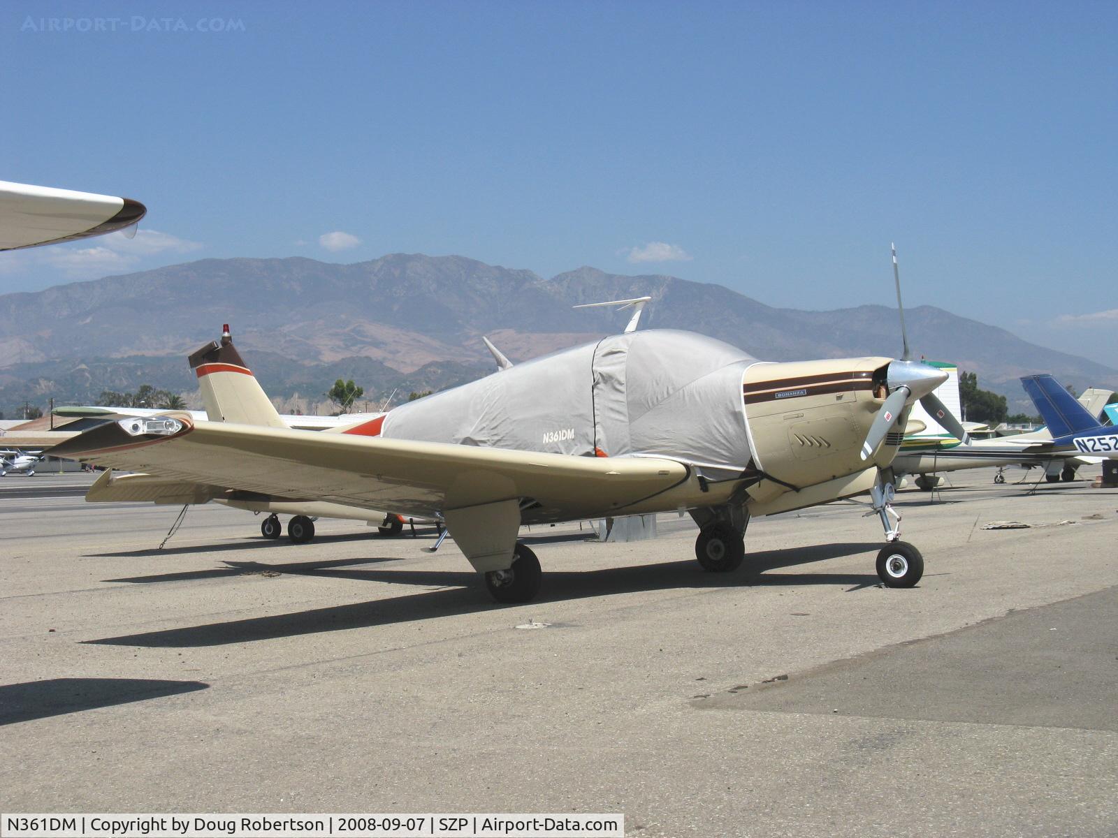 N361DM, 1975 Beech A36 Bonanza 36 C/N E-670, 1975 Beech A36 BONANZA, Continental IO-520-BA 285 Hp