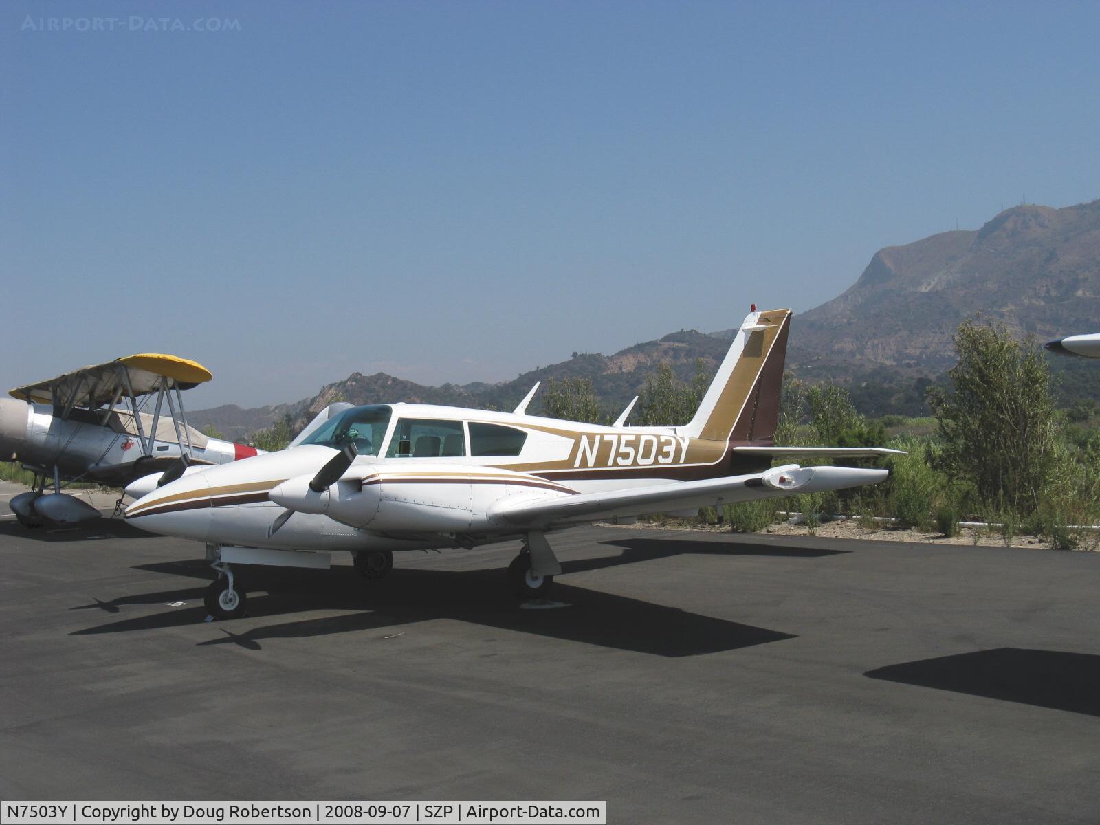N7503Y, 1964 Piper PA-30 Twin Comanche C/N 30-565, 1964 Piper PA-30 TWIN COMANCHE, two Lycoming IO-320s 160 Hp each