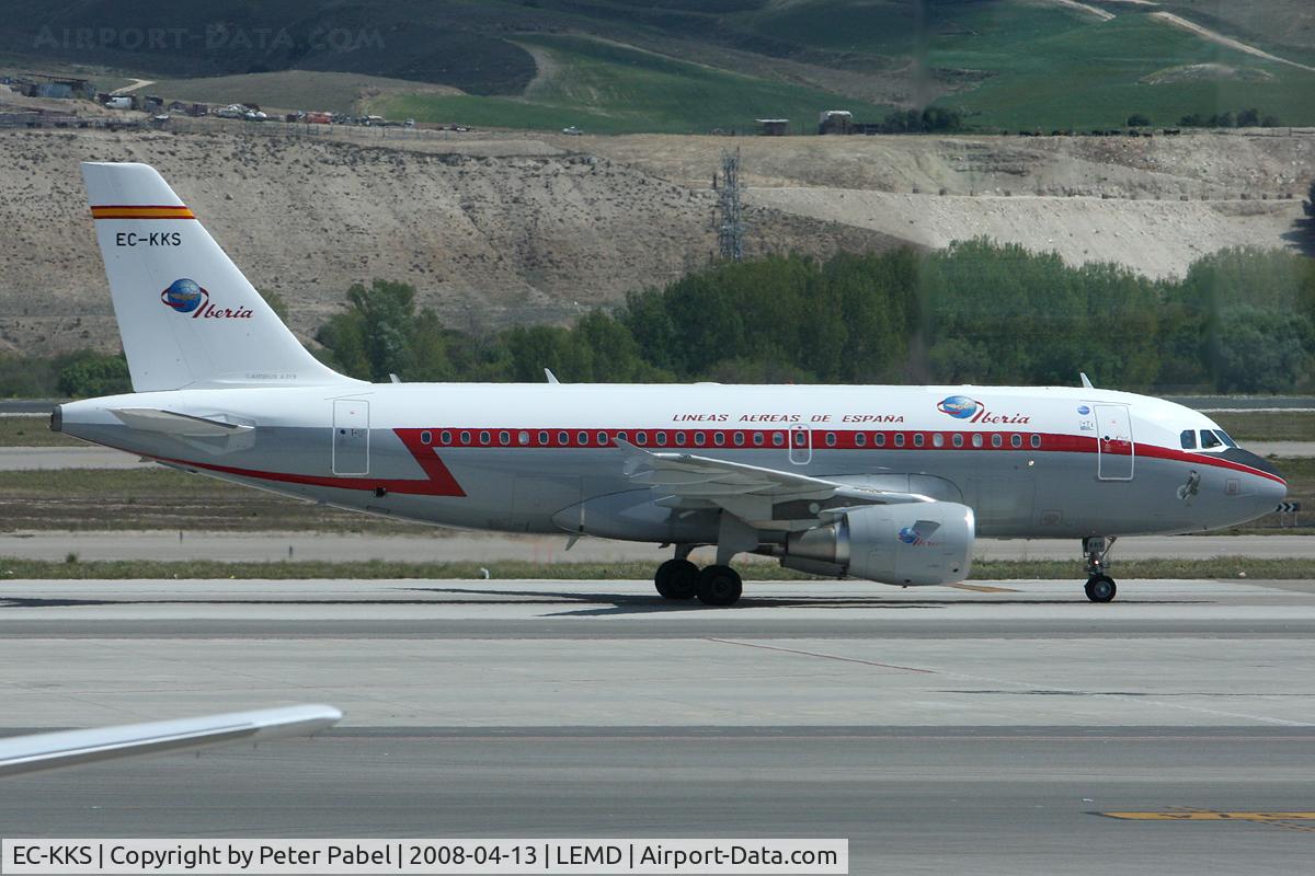 EC-KKS, 2007 Airbus A319-111 C/N 3320, MAD Spotter Trip