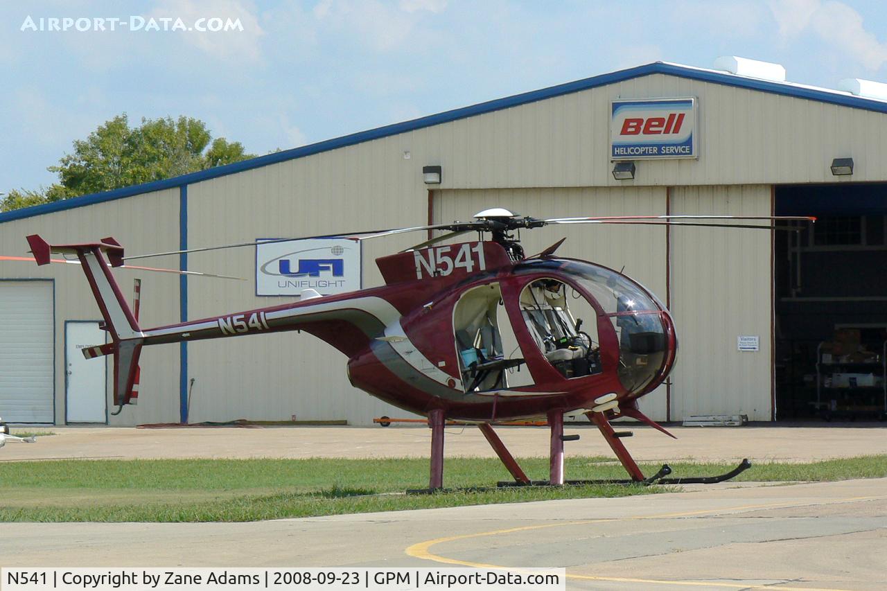 N541, 1981 Hughes 369D C/N 711023D, At Grand Prairie Municipal