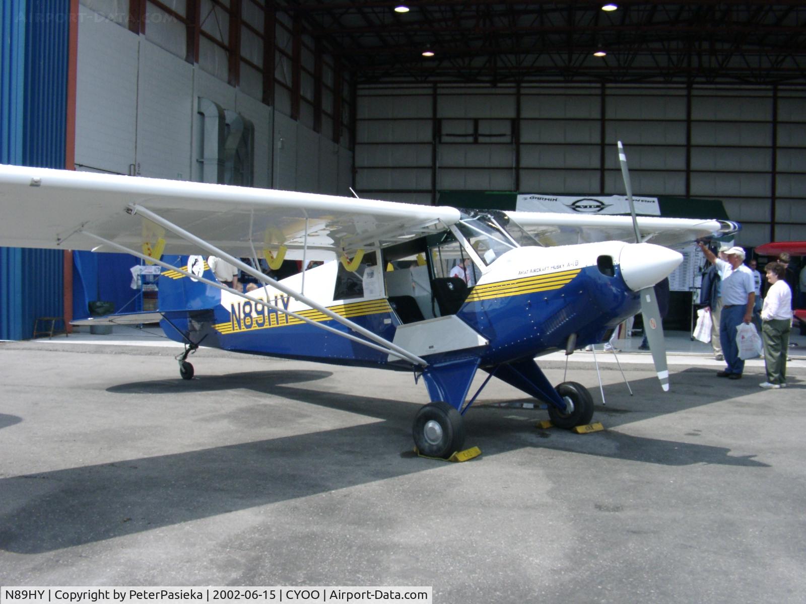 N89HY, Aviat A-1B Husky C/N 2199, @ Oshawa Airport
