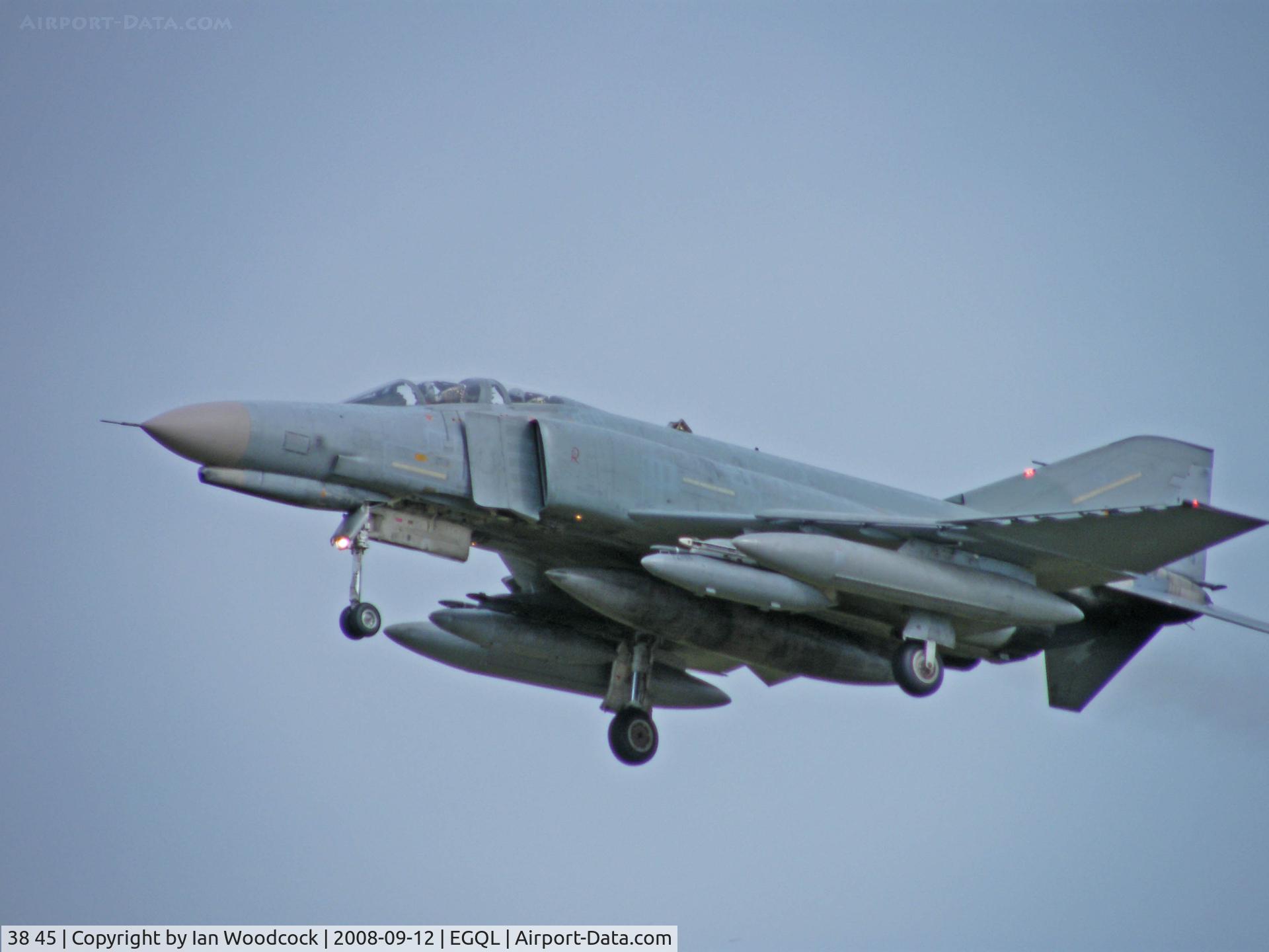 38 45, 1972 McDonnell Douglas F-4F Phantom II C/N 4740, McDonnell-Douglas F-4F/JG-71,at RAF Leuchars.