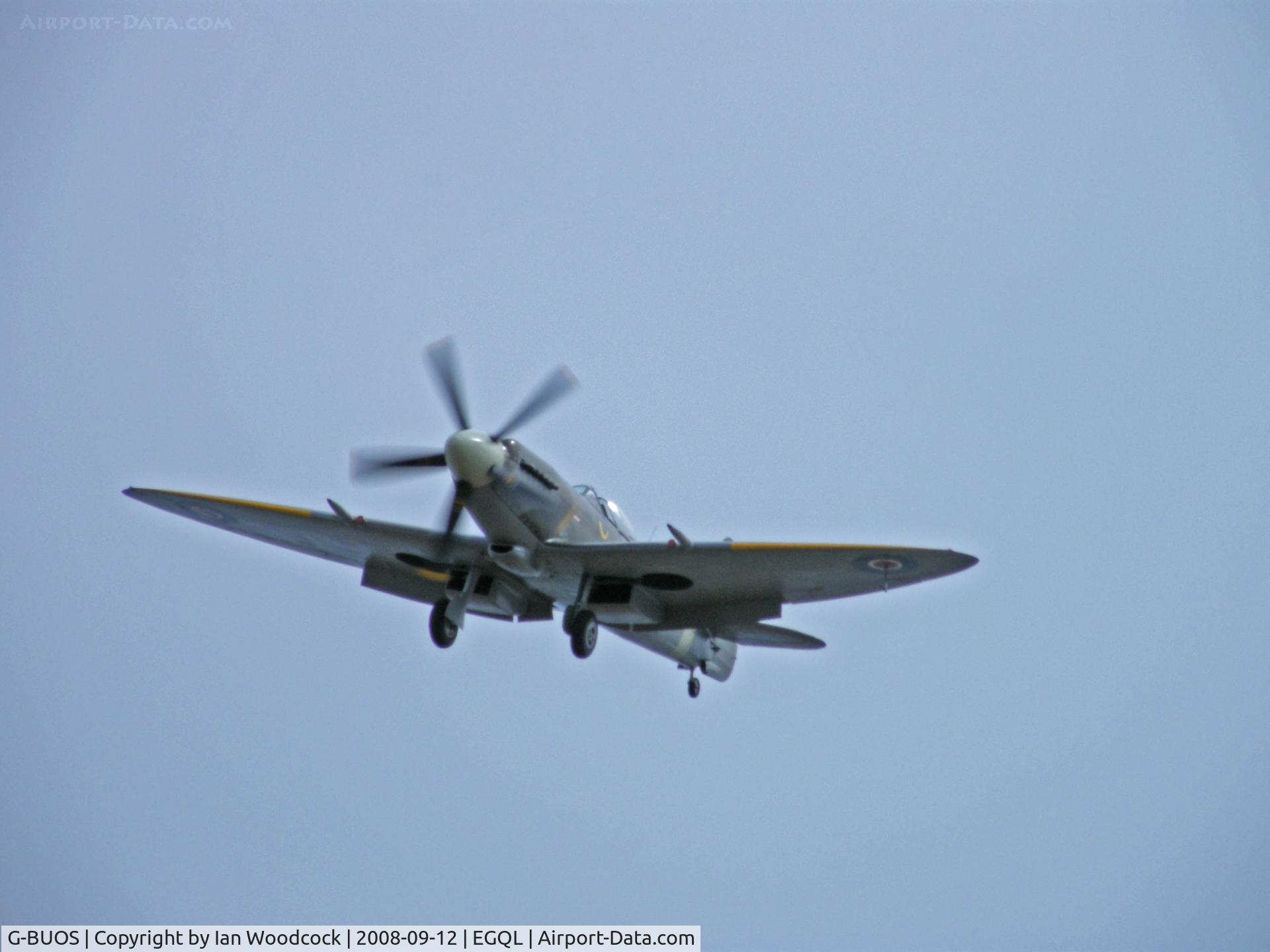 G-BUOS, 1945 Supermarine 394 Spitfire FR.XVIIIe C/N 6S/672224, Spitfire FR.XVIIIe/At RAF Leuchars (SM845)