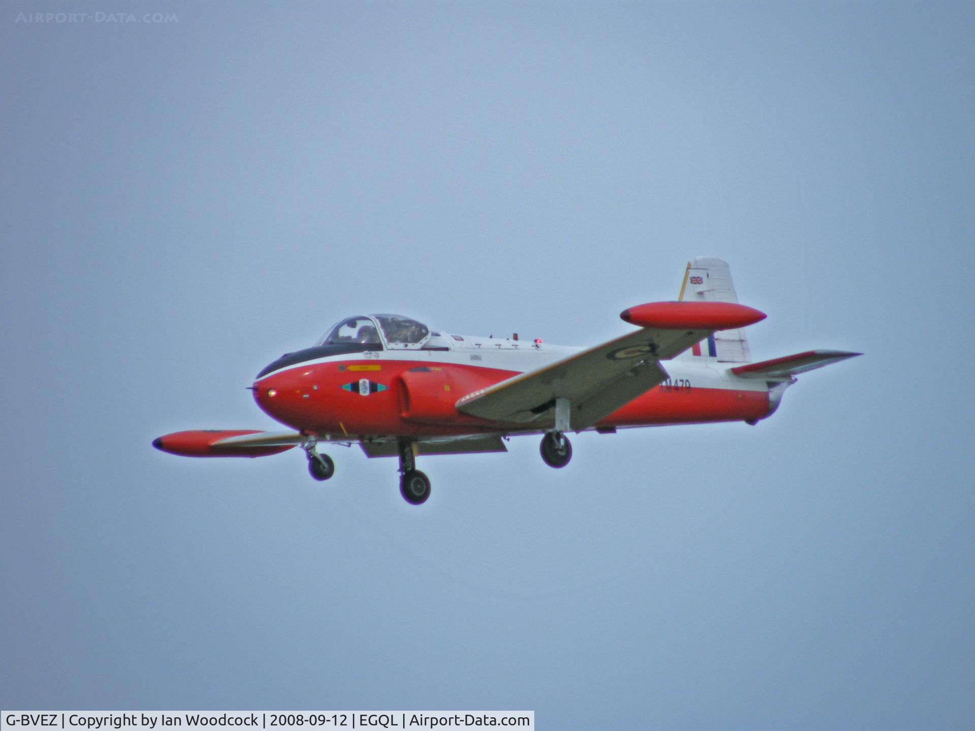 G-BVEZ, 1960 Hunting P-84 Jet Provost T.3A C/N PAC/W/9287, Jet Provost T-3A/Landing,RAF Leuchars (also carries XM479)