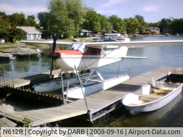 N612R, 1977 Cessna R172K Hawk XP C/N R1722687, N612R at Dock at Prior Lake