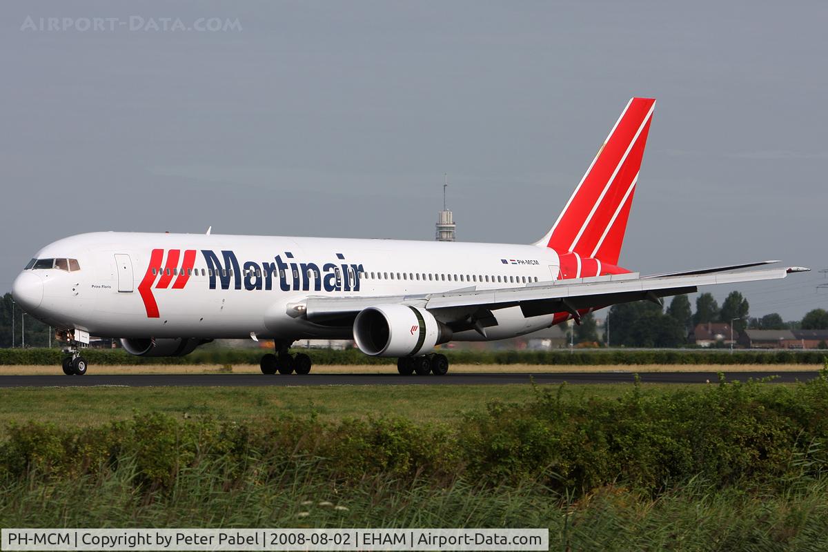 PH-MCM, 1992 Boeing 767-31A/ER C/N 26470, AMS Trip
