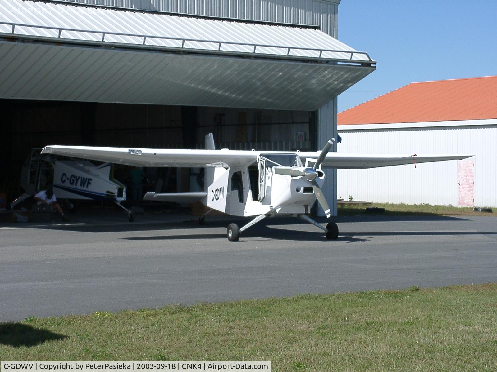 C-GDWV, 2003 Found FBA-2C1 C/N 45, Parry Sound Airport, at the Found factory