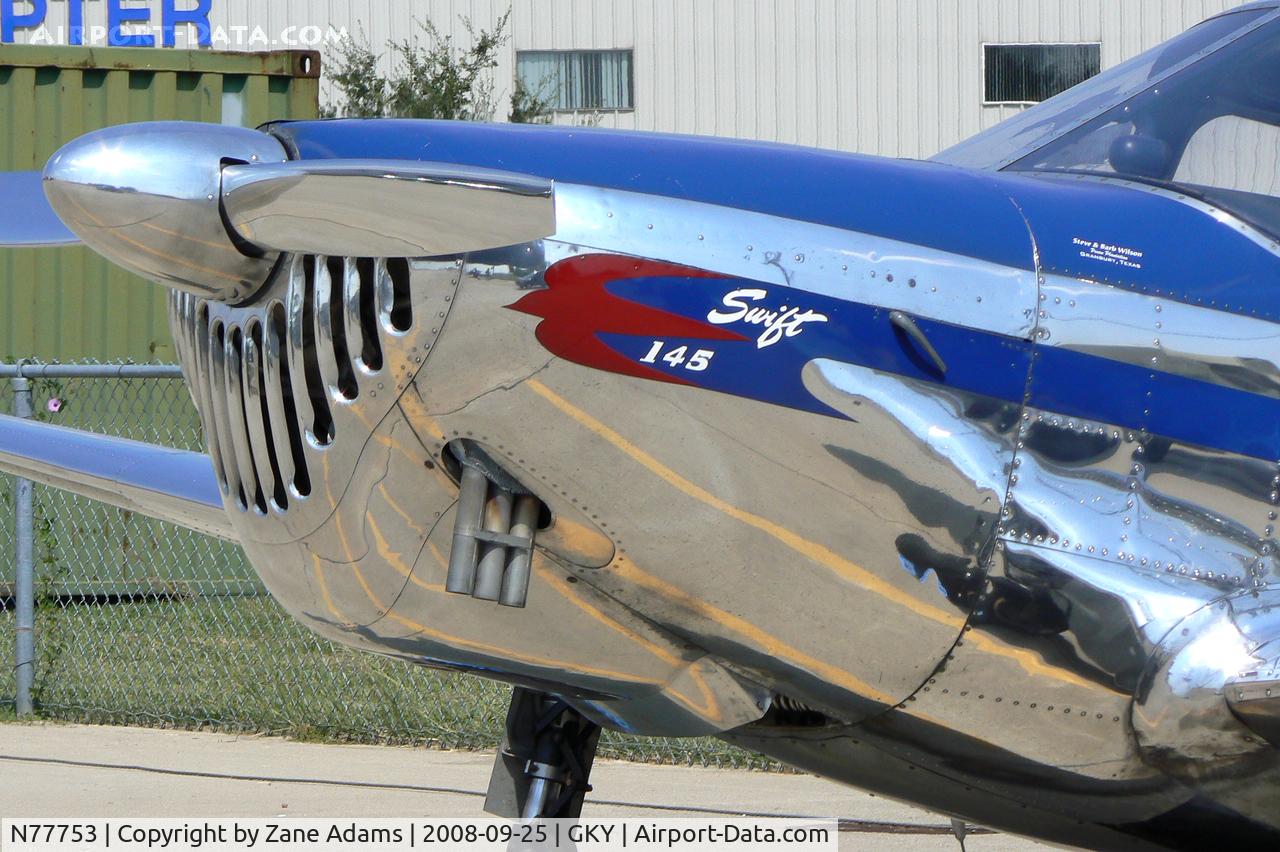N77753, 1948 Temco GC-1B Swift C/N 3525, At Arlington Municipal