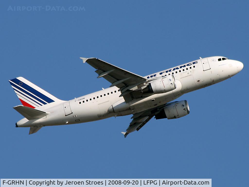 F-GRHN, 2000 Airbus A319-111 C/N 1267, .