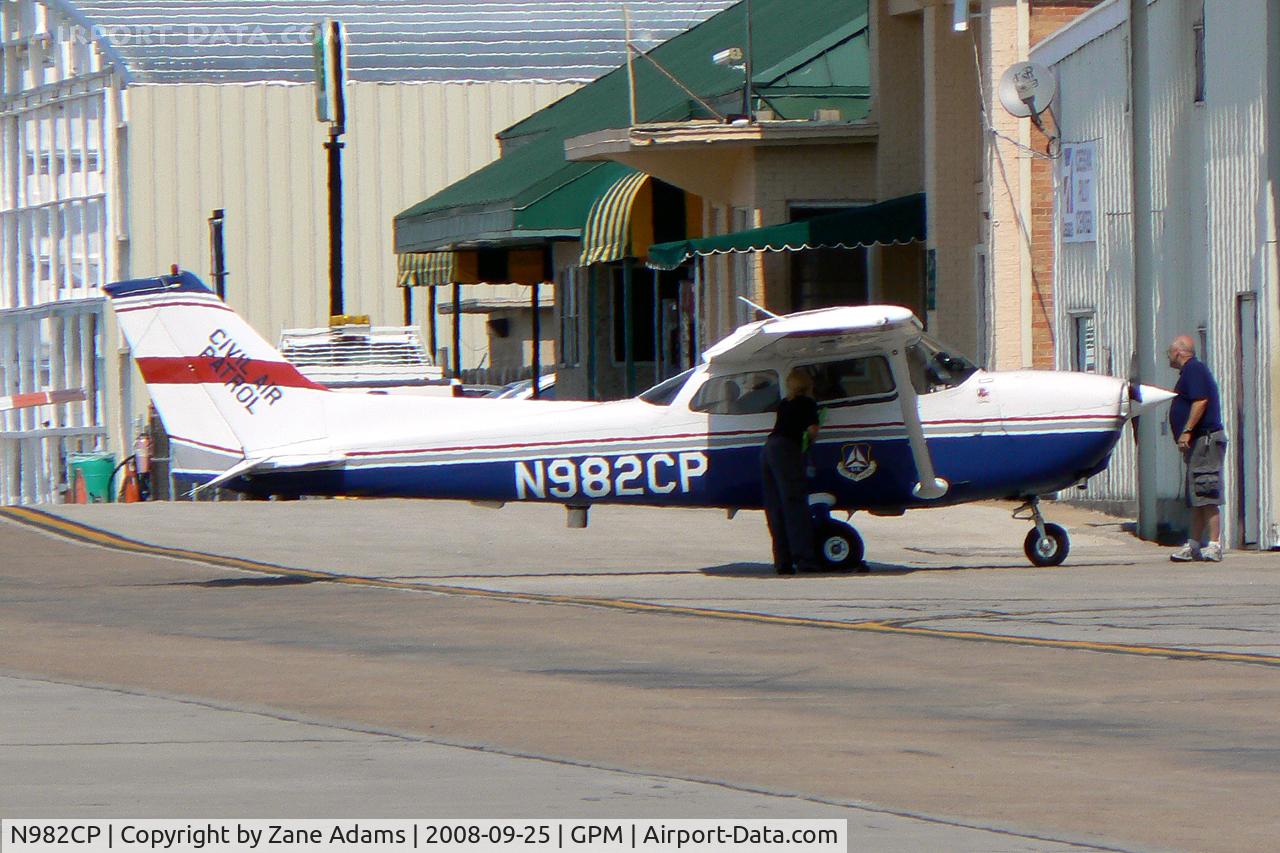 N982CP, 1997 Cessna 172R C/N 17280227, Civil Air Patrol at Grand Prairie - Bit of new paint on the tail