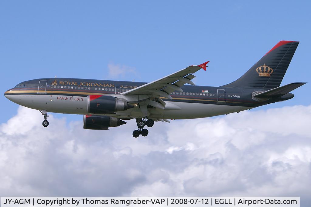 JY-AGM, 1989 Airbus A310-304 C/N 491, Royal Jordanian Airbus A310