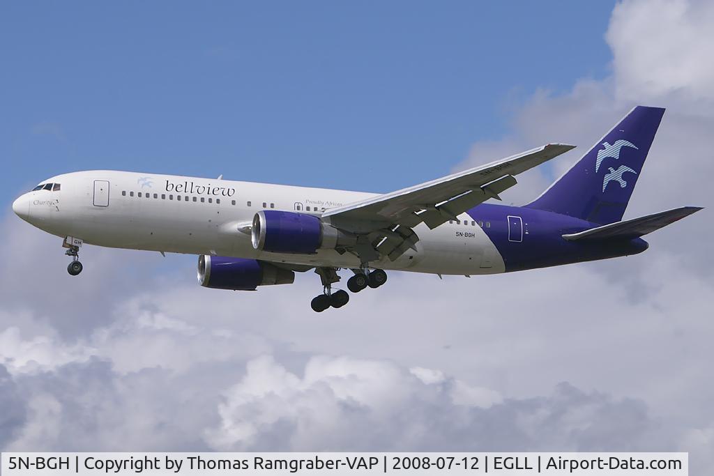 5N-BGH, 1987 Boeing 767-241/ER C/N 23806, Bellview Airlines Boeing 767-200