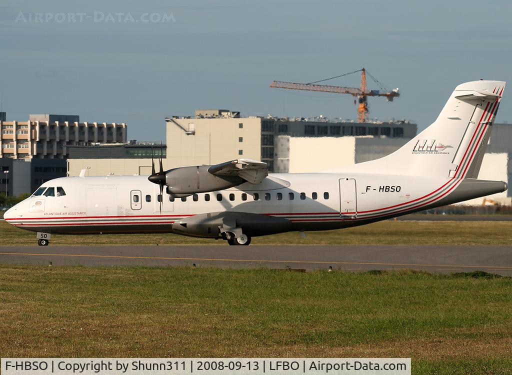 F-HBSO, 1987 ATR 42-320 C/N 066, Rolling holding point rwy 32R for departure