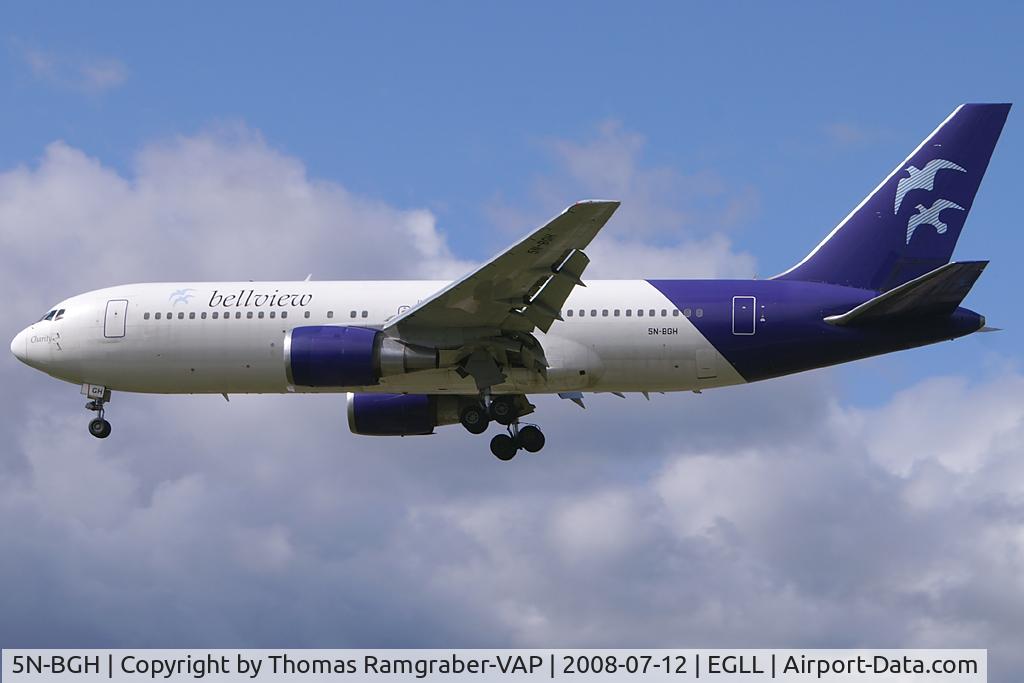 5N-BGH, 1987 Boeing 767-241/ER C/N 23806, Bellview Airlines Boeing 767-200