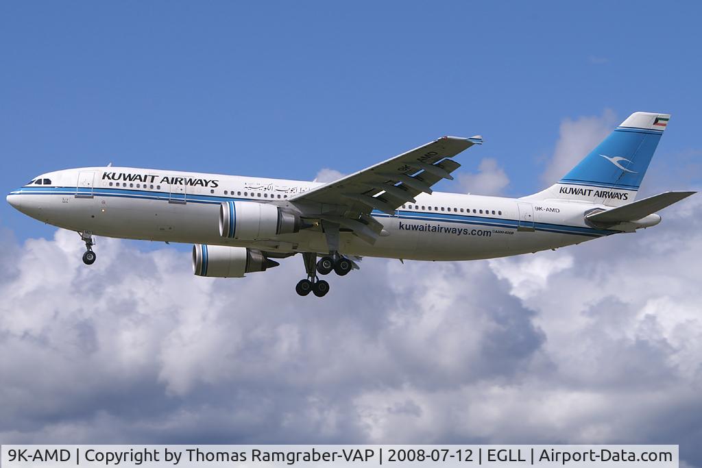 9K-AMD, 1993 Airbus A300B4-605R C/N 719, Kuwait Airways Airbus A300-600