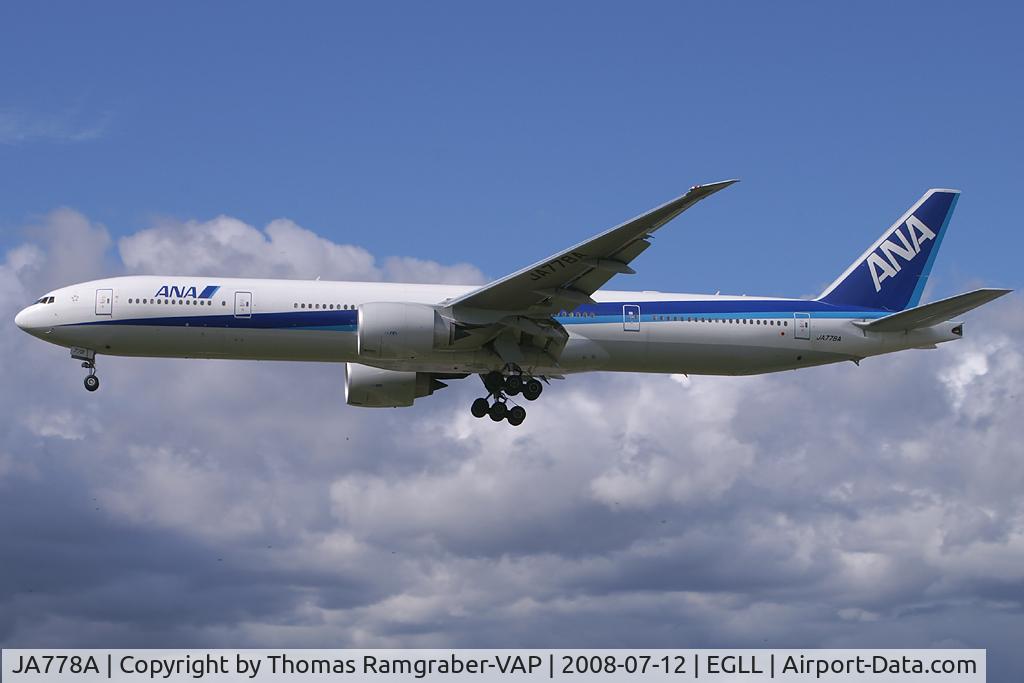 JA778A, 2007 Boeing 777-381/ER C/N 32651, All Nippon Airways - ANA Boeing 777-300