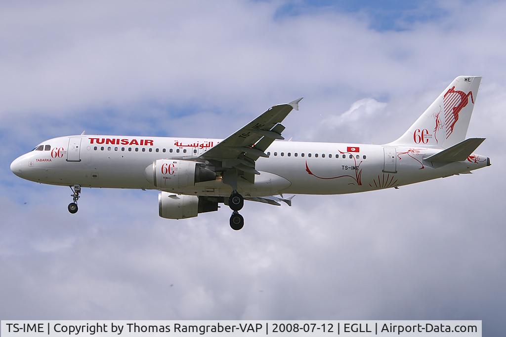 TS-IME, 1990 Airbus A320-211 C/N 123, Tunisair Airbus A320
