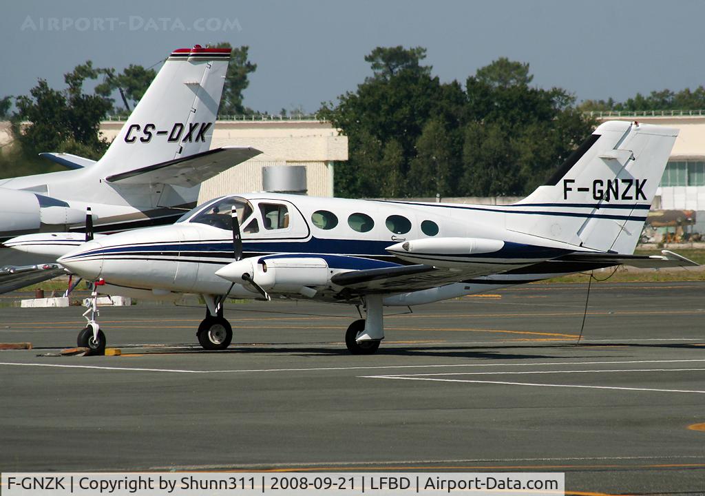 F-GNZK, 1972 Cessna 414 Chancellor C/N 414-0277, Parked at the General Aviation area...
