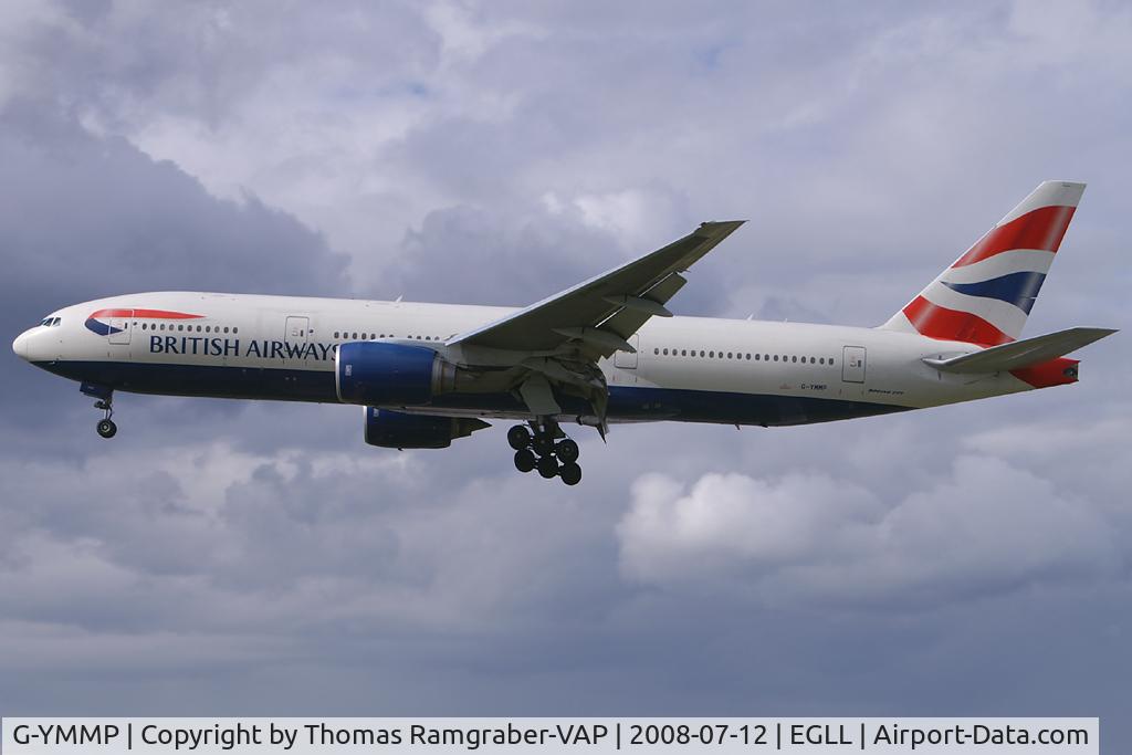 G-YMMP, 2001 Boeing 777-236 C/N 30315, British Airways Boeing 777-200