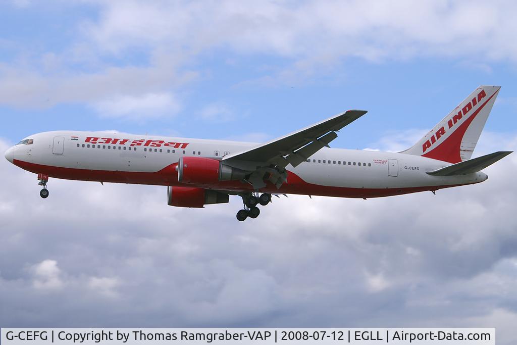 G-CEFG, 1994 Boeing 767-319 C/N 26264, Air India Boeing 767-300