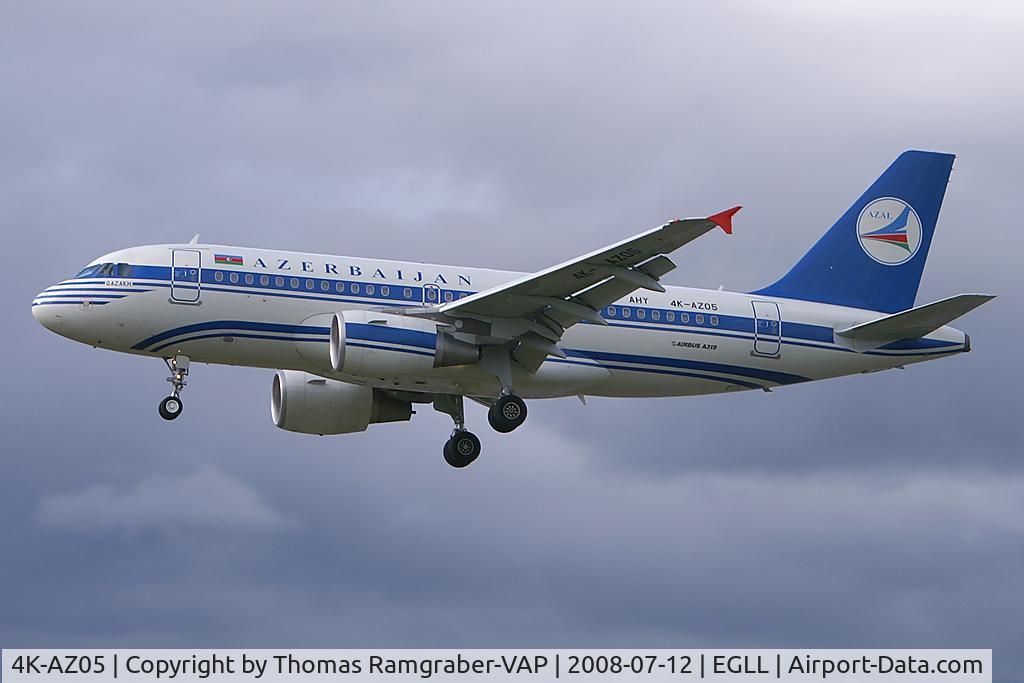 4K-AZ05, 2006 Airbus A319-111 C/N 2788, Azerbaijan Airlines Airbus A319