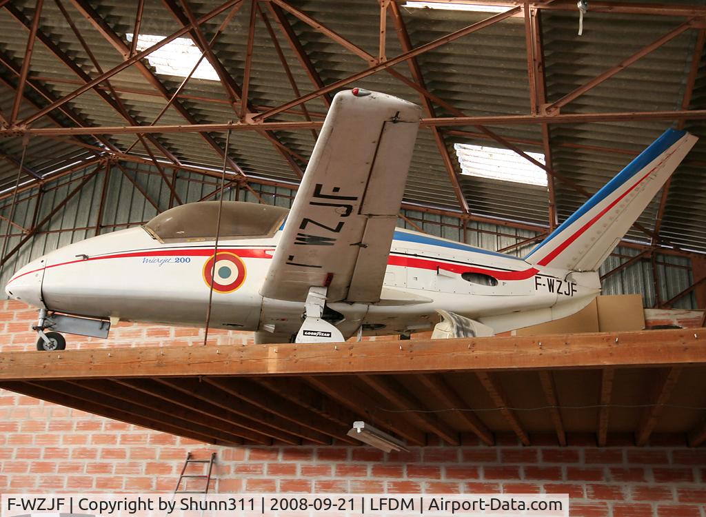 F-WZJF, 1980 Microturbo Microjet 200 C/N 01, Prototype of the Microjet 200 stored in this airfield...