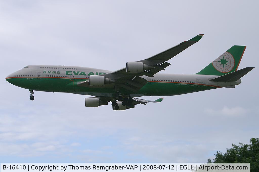 B-16410, 1997 Boeing 747-45E C/N 29061, Eva Air Boeing 747-400