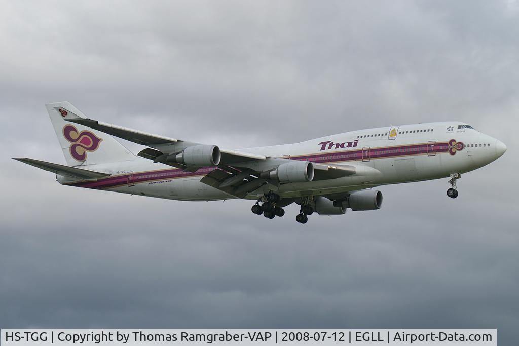 HS-TGG, 2003 Boeing 747-4D7 C/N 33771, Thai Airways International Boeing 747-400