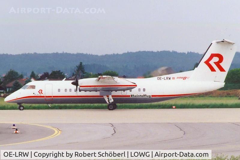 OE-LRW, De Havilland Canada DHC-8-311 Dash 8 C/N 307, Departure to Altenrhein ACH/LSZR