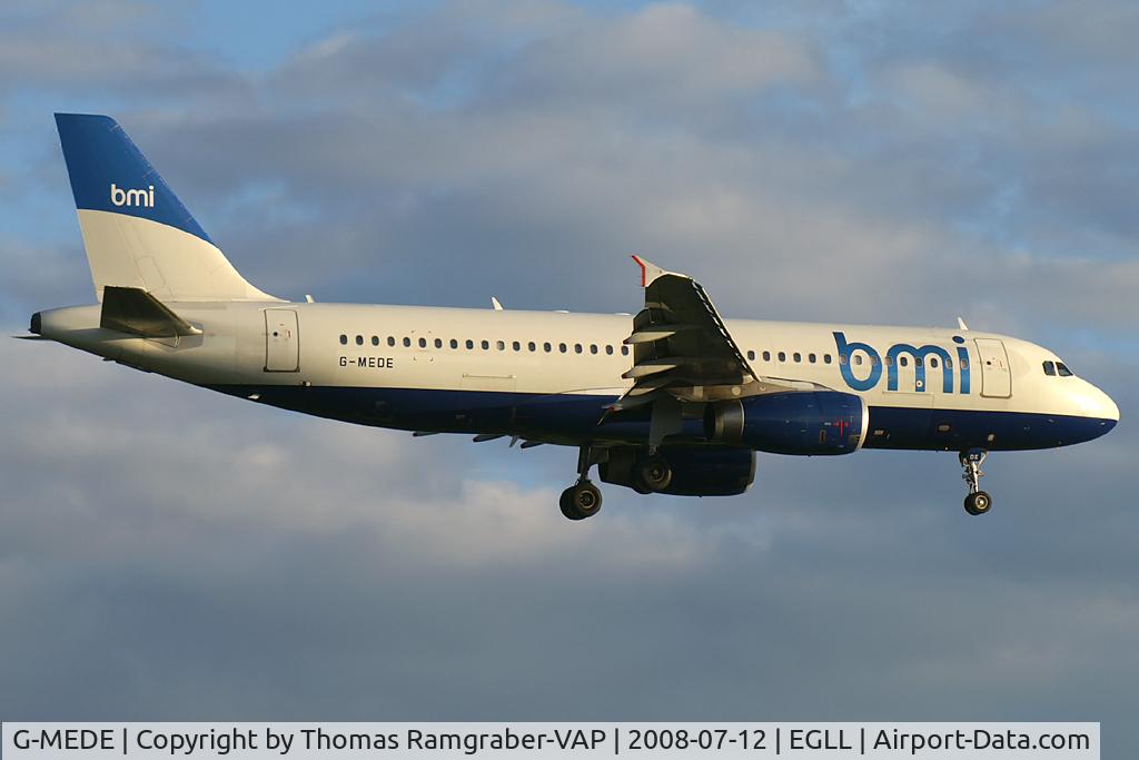 G-MEDE, 2000 Airbus A320-232 C/N 1194, BMI British Midland Airbus A320