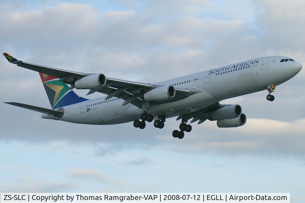 ZS-SLC, 1993 Airbus A340-211 C/N 018, South African Airbus A340-200