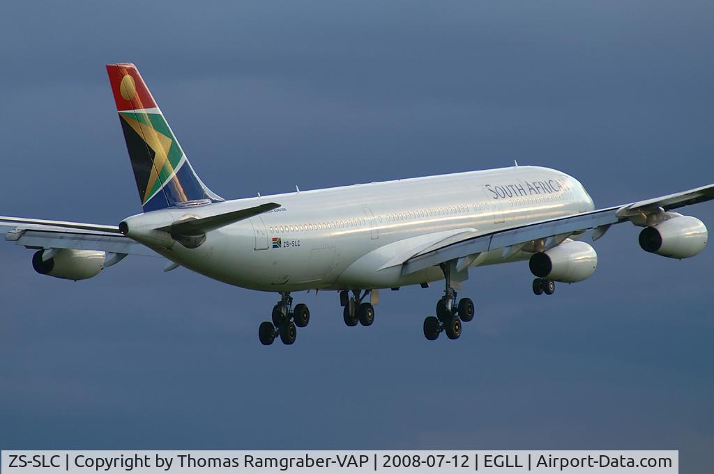 ZS-SLC, 1993 Airbus A340-211 C/N 018, South African Airbus A340-200