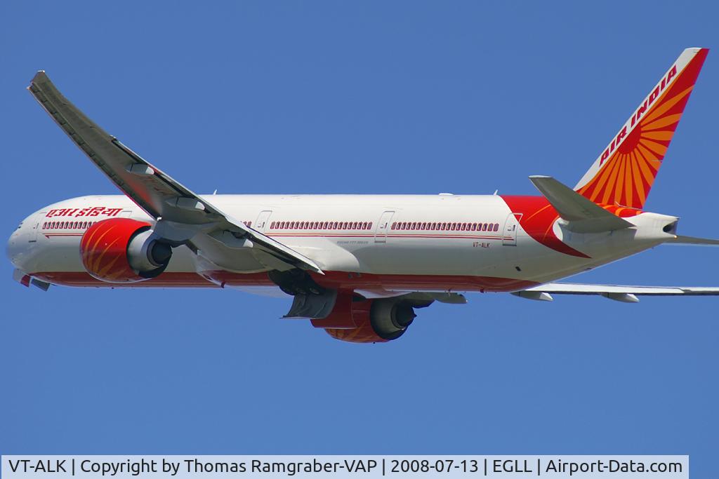 VT-ALK, 2007 Boeing 777-337/ER C/N 36309, Air India Boeing 777-300