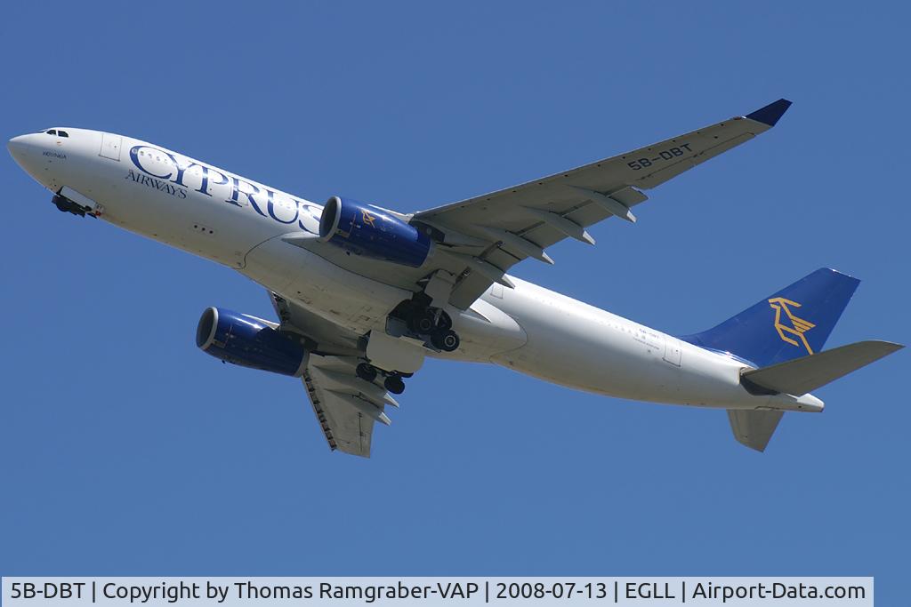 5B-DBT, 2003 Airbus A330-243 C/N 526, Cyprus Airways Airbus A330-200