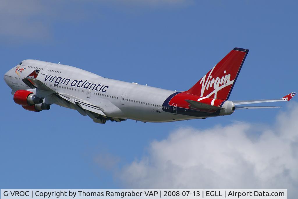 G-VROC, 2003 Boeing 747-41R C/N 32746, Virgin Atlantic Airways Boeing 747-400
