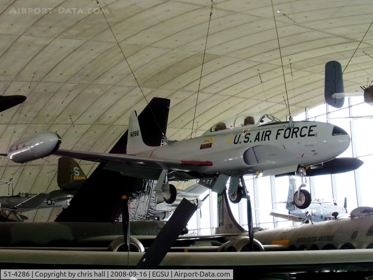 51-4286, 1951 Lockheed T-33A Shooting Star C/N 580-5581, Preserved in the American Air Museum, Duxford