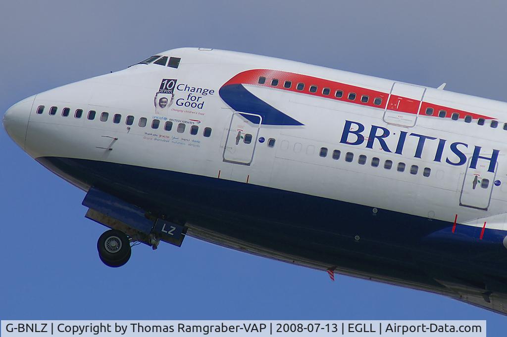 G-BNLZ, 1993 Boeing 747-436 C/N 27091, British Airways Boeing 747-400