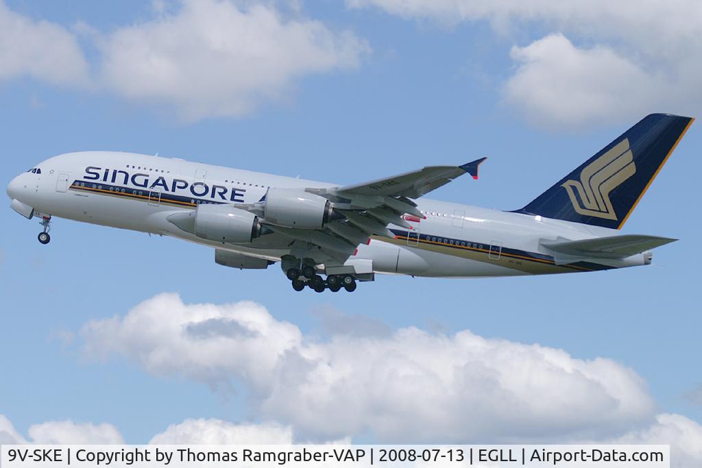 9V-SKE, 2007 Airbus A380-841 C/N 010, Singapore Airlines Airbus A380