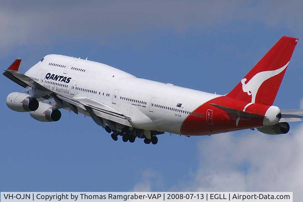 VH-OJN, 1991 Boeing 747-438 C/N 25315, Qantas Boeing 747-400