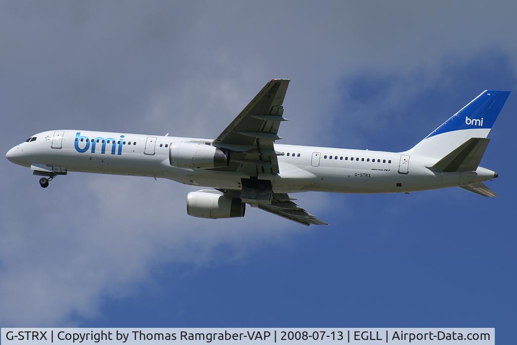 G-STRX, 1992 Boeing 757-28A C/N 25621, BMI British Midland Boeing 757-200
