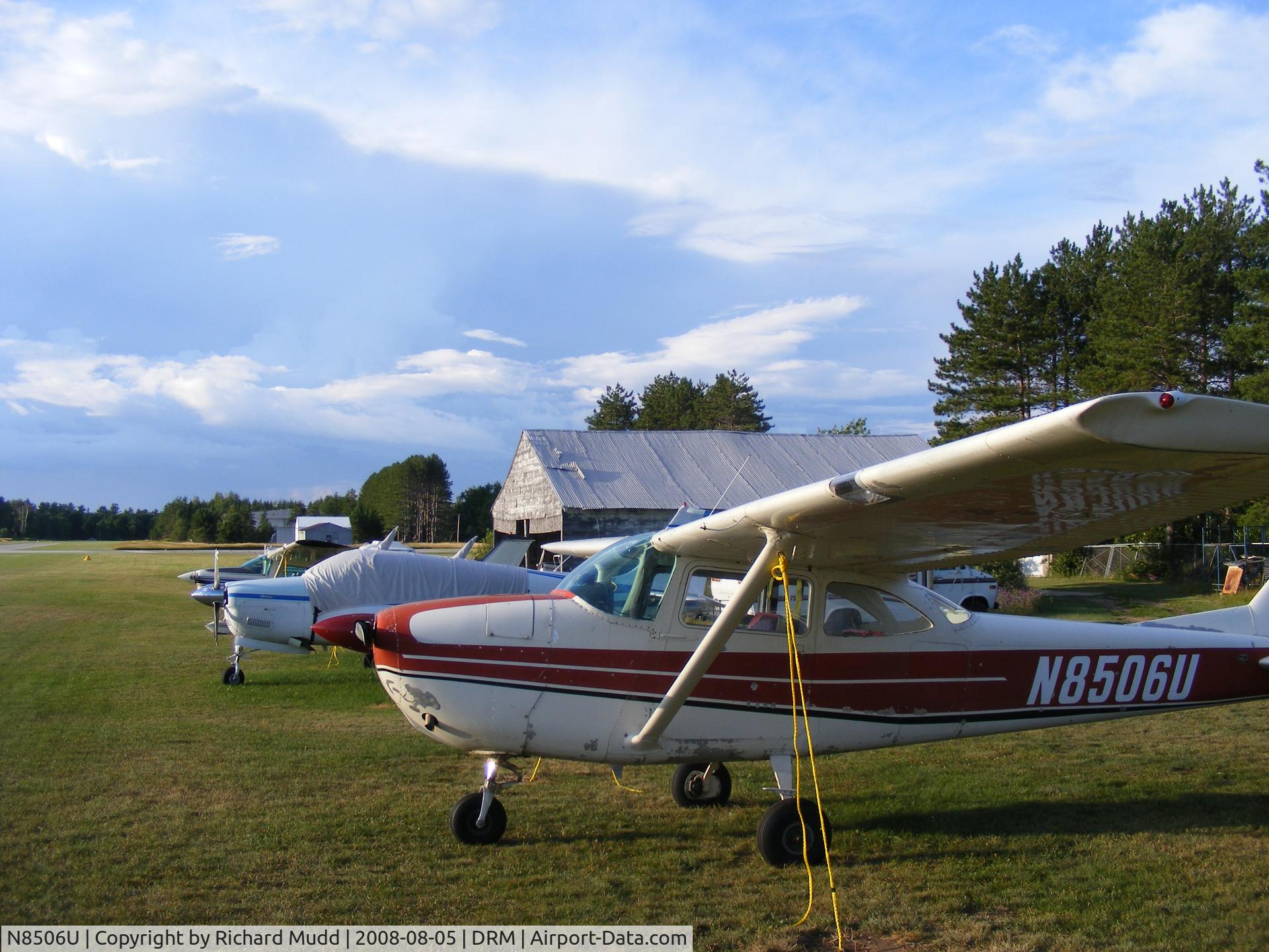 N8506U, 1964 Cessna 172F C/N 17252406, Parked after a departing thunderstorm