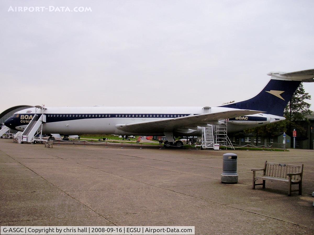 G-ASGC, 1965 BAC Super VC10 Srs 1151 C/N 853, Preserved by the Duxford Aviation Society in BOAC colour scheme