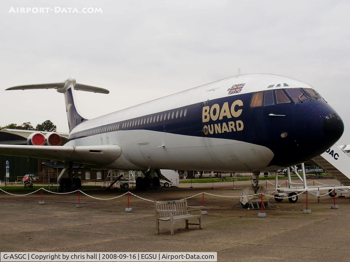G-ASGC, 1965 BAC Super VC10 Srs 1151 C/N 853, Preserved by the Duxford Aviation Society in BOAC colour scheme